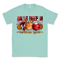 Seafoam balls deep in christmas spirit Classic Tee - CowhideDigitalArt