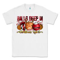White balls deep in christmas spirit Classic Tee - CowhideDigitalArt