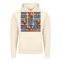 Vintage Artic cactus gemstone seamless Vintage Hoodie - AdoDesignShop