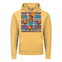 Cactus Gemstone Seamless Vintage Hoodie | Teevron