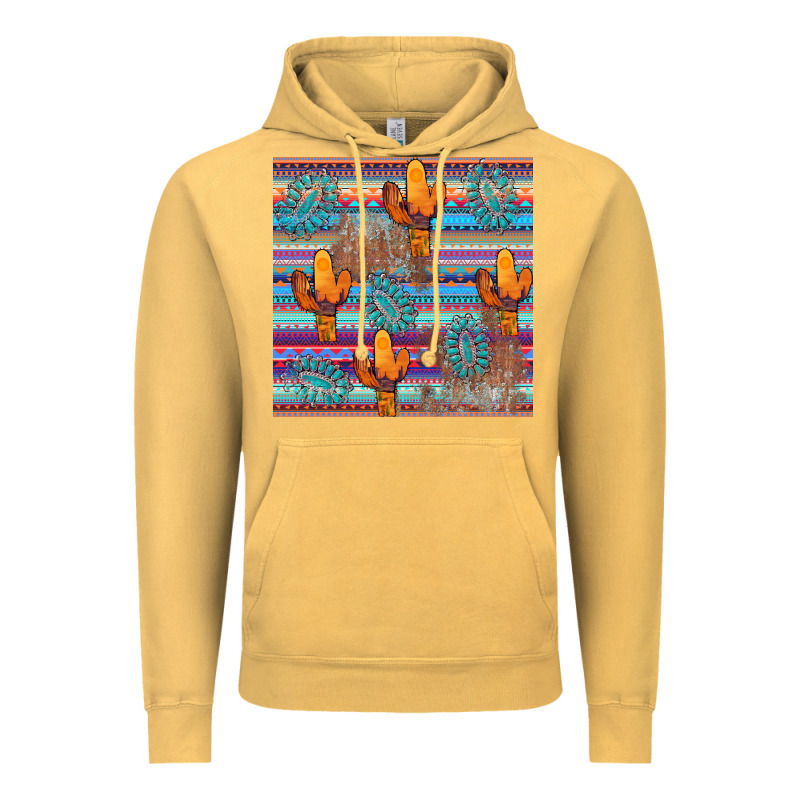 Cactus Gemstone Seamless Vintage Hoodie by AdoDesignShop | Teevron