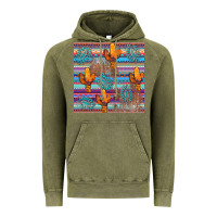 Vintage Olive cactus gemstone seamless Vintage Hoodie - AdoDesignShop