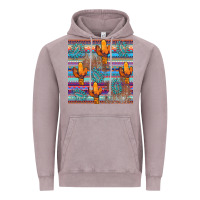 Vintage Zinc cactus gemstone seamless Vintage Hoodie - AdoDesignShop