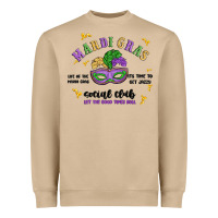 Mushroom mardi gras social club Heavyweight Sweatshirt - MaliasSmallBusiness