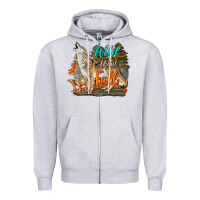 Heather Grey Wild About Fall Coyote Zipper Hoodie - LillyAllenDesigns