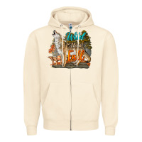 Sandshell Wild About Fall Coyote Zipper Hoodie - LillyAllenDesigns