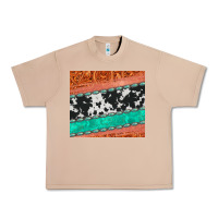 Burro western turquoise gemstone cowhide  leather tumbler Urban Heavy Tee - Jasminsmagicworld