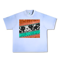 Grape Ice western turquoise gemstone cowhide  leather tumbler Urban Heavy Tee - Jasminsmagicworld