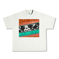 Pistachio western turquoise gemstone cowhide  leather tumbler Urban Heavy Tee - Jasminsmagicworld