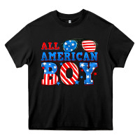 Black All American boy Heavy Core Tee - Neo Western