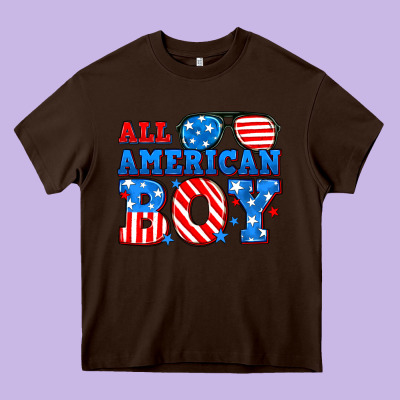 All American Boy Heavy Core Tee Designed By Neo Western