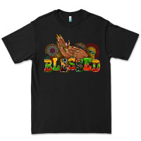Black blessed afro woman hands Premium Tee - AdoDesignShop