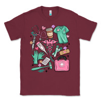Burgundy can't talk right now doing medical assistant stuff Classic Tee - MaliasSmallBusiness