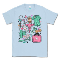 Dusty Blue can't talk right now doing medical assistant stuff Classic Tee - MaliasSmallBusiness