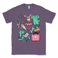 Lavender can't talk right now doing medical assistant stuff Classic Tee - MaliasSmallBusiness