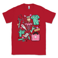 Red can't talk right now doing medical assistant stuff Classic Tee - MaliasSmallBusiness
