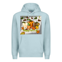 Blue Mist happy fall y'all teeth Premium Hoodie - TumblerDesignByShophia