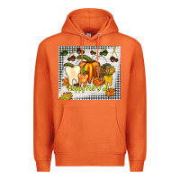 Carrot happy fall y'all teeth Premium Hoodie - TumblerDesignByShophia