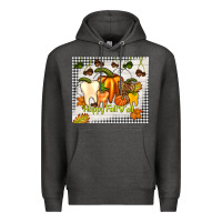 Charcoal Heather happy fall y'all teeth Premium Hoodie - TumblerDesignByShophia