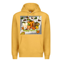 Mustard happy fall y'all teeth Premium Hoodie - TumblerDesignByShophia