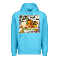 Ocean Blue happy fall y'all teeth Premium Hoodie - TumblerDesignByShophia