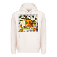 Pale Pink happy fall y'all teeth Premium Hoodie - TumblerDesignByShophia