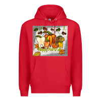 Red happy fall y'all teeth Premium Hoodie - TumblerDesignByShophia