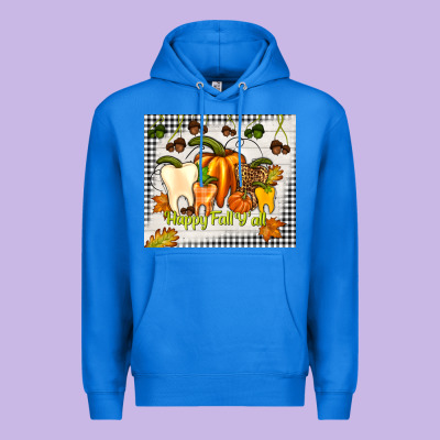 Happy Fall Y'all Teeth Premium Hoodie Designed By Tumblerdesignbyshophia