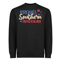 Black proud southern american Heavyweight Sweatshirt - MaliasSmallBusiness