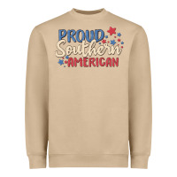 Mushroom proud southern american Heavyweight Sweatshirt - MaliasSmallBusiness