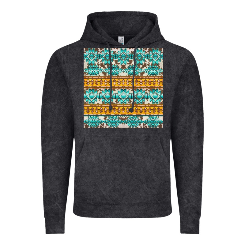 Aztec Cowhide Seamless Vintage Hoodie by AdoDesignShop | Teevron