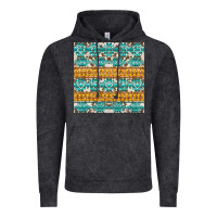 Vintage Black aztec cowhide seamless Vintage Hoodie - AdoDesignShop