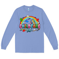 Colony Blue childcare life Long Sleeve Tee - MaliasSmallBusiness