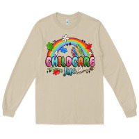 Mushroom childcare life Long Sleeve Tee - MaliasSmallBusiness