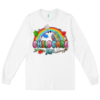 White childcare life Long Sleeve Tee - MaliasSmallBusiness