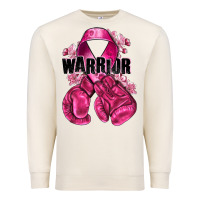 Sandshell Warrior Breast Cancer with boxing gloves Premium Sweatshirt - NancyCooperArtShop