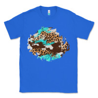 True Royal cowhide leopard turquoise patch Classic Tee - AdoDesignShop