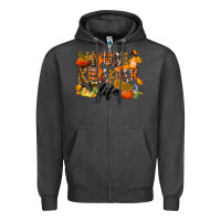 Charcoal Heather Housekeeper life fall Zipper Hoodie - LillyAllenDesigns