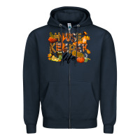 Navy Housekeeper life fall Zipper Hoodie - LillyAllenDesigns