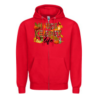Red Housekeeper life fall Zipper Hoodie - LillyAllenDesigns