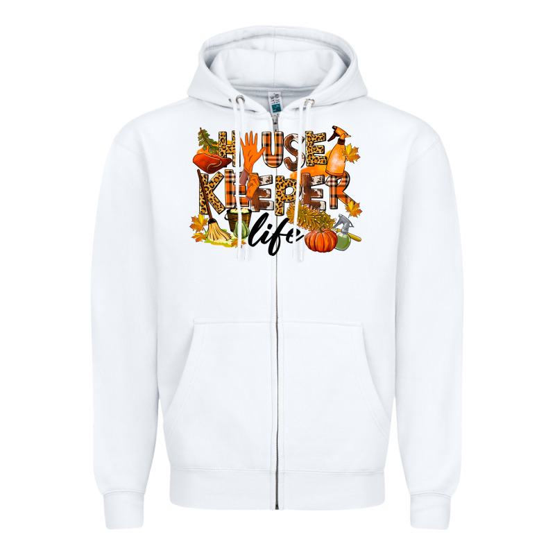 Housekeeper Life Fall Zipper Hoodie by LillyAllenDesigns | Teevron