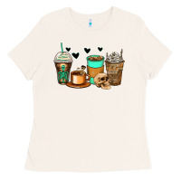 Bone skeleton coffee cups Ladies Tee - Zillion Design Studio