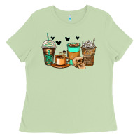 Matcha skeleton coffee cups Ladies Tee - Zillion Design Studio