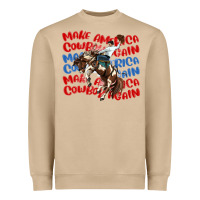 Mushroom make america cowboy again Heavyweight Sweatshirt - MaliasSmallBusiness