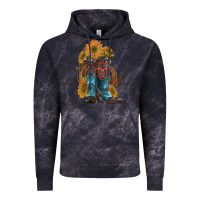 Cloud Black western boots with sunflowers Vintage Hoodie - Artiststas