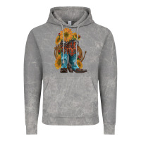 Cloud Rock western boots with sunflowers Vintage Hoodie - Artiststas