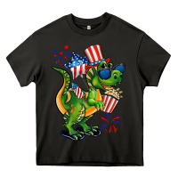 Asphalt 4th of July T-Rex Heavy Core Tee - CowGirlArtShop