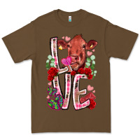 Cacao love cow valentine Premium Tee - RacoonDesign