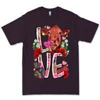 Plum love cow valentine Premium Tee - RacoonDesign