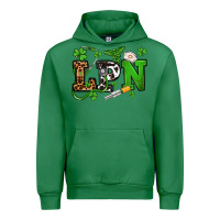 Emerald St. Patrick's Day LPN Urban Hoodie - OliviaCreatesArt